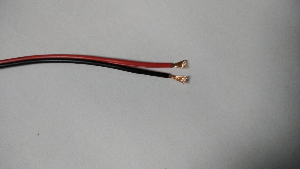 10M 20AWG (Black + Red) Zip Wire COPPER