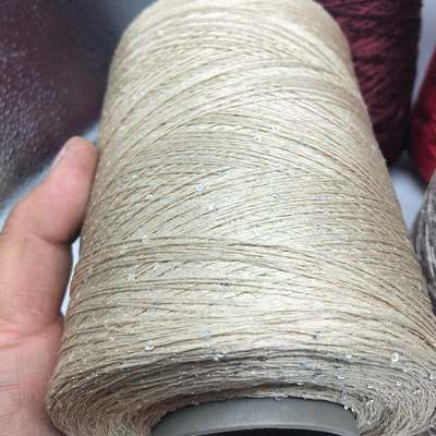 500g sommaris siden paljettgarn special merceriserad linje gör det själv 2mm paljetter handstickat garn tråd docka tröja sticklinje: 500g-5