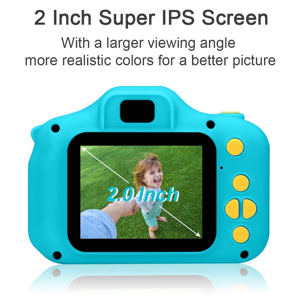 Prograce Child Camera Mini Digital Camera Photo Video Camera Children Camera Kid Camera Fun Toys for Girl Blog Camera Vlog