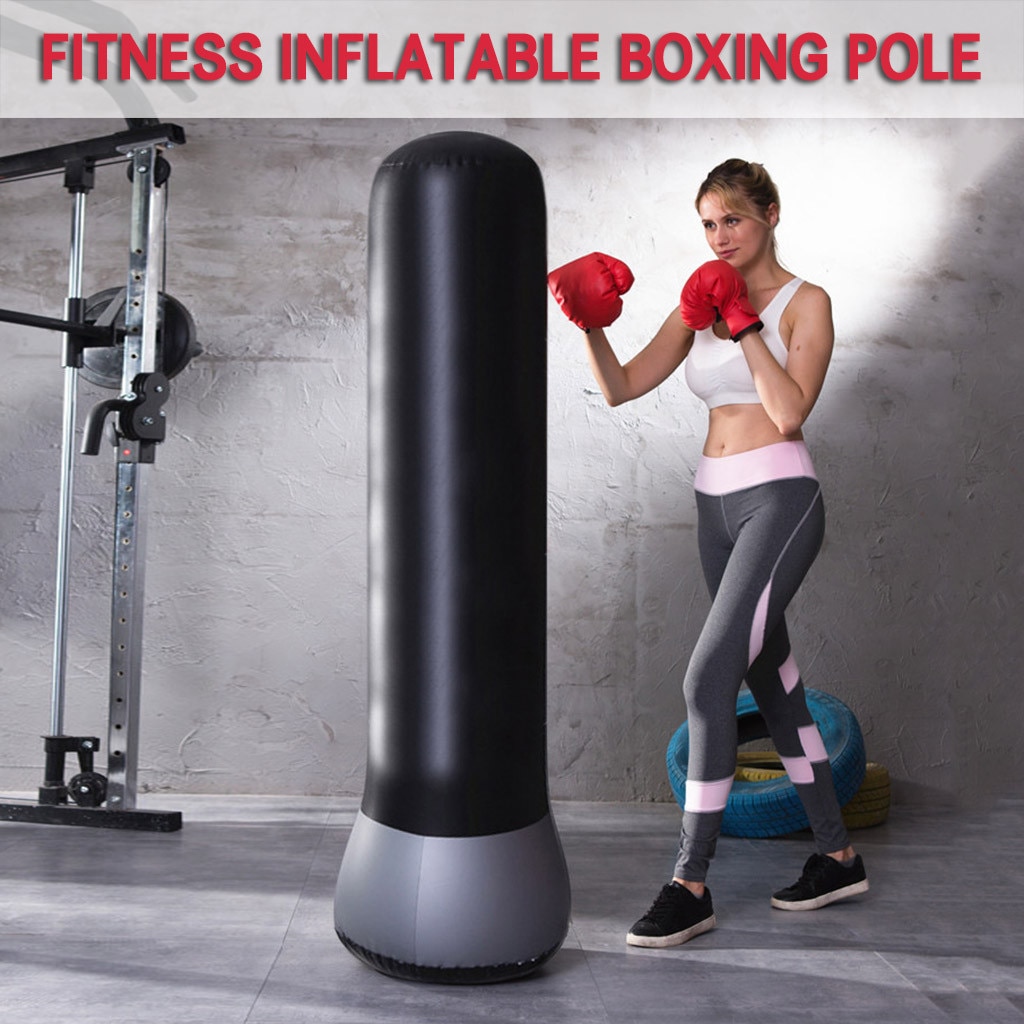 Inflatable Stress Punching Tower Bag Boxing Standing Water Base Training Pressure Relief Bounce Back Sandbag 150/160 #4