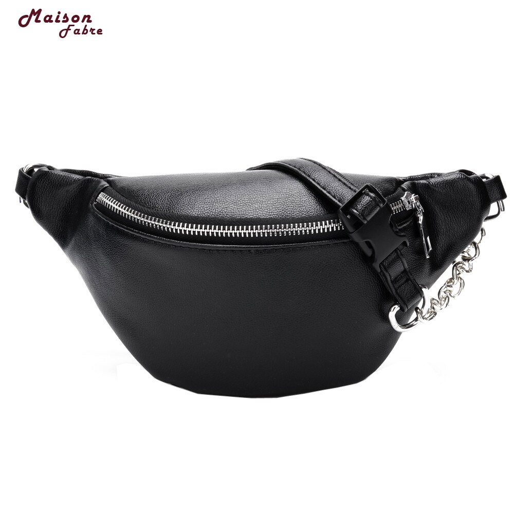 Bolsa de hombro de cuero para mujer bolsa de mensajero de cadena para mujer