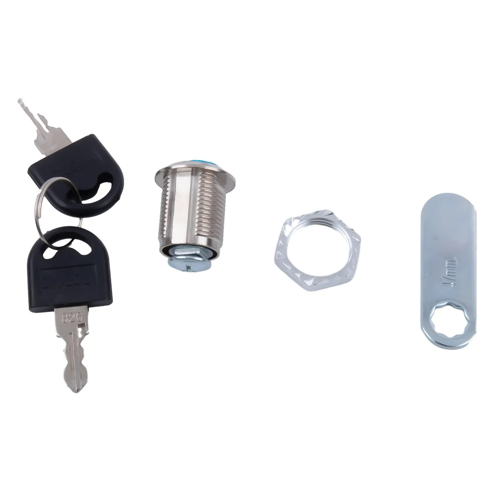 Drawer Cabinet Lock Mail Boxes Locker Cam Lock Cupboard Door Tongue Lock With 2 Keys Home Improvement Furniture-Hardwares