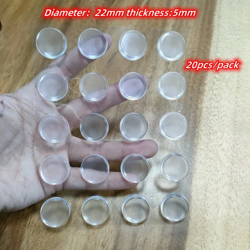 Transparante Zachte Siliconen Deurstopper Bumper Mute Stickers Wandbescherming Uitlaatdemper Deurstopper Meubels Anti-Crash Pad: Oranje