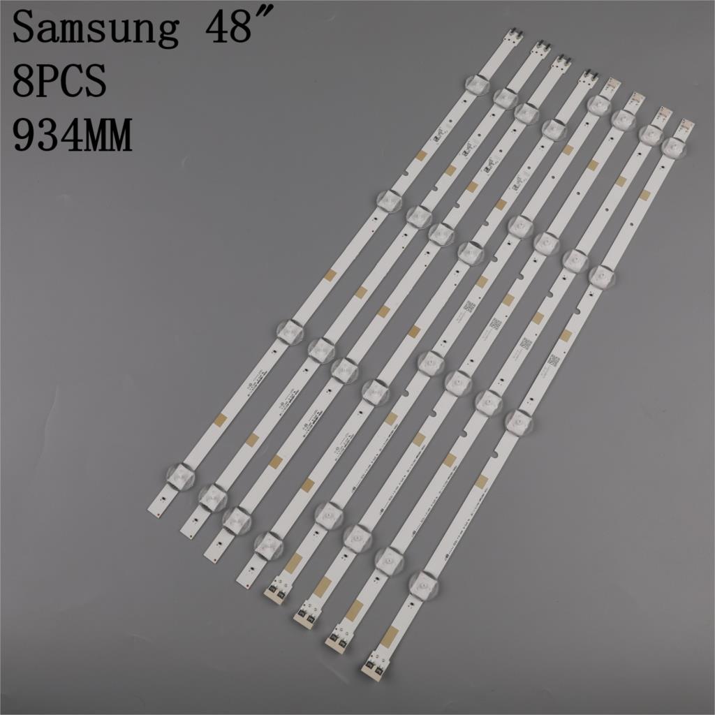 Kit 8 PCS LED backlight strip for Samsung UE48J5200 UN48J5000 LM41-00120Q LM41-00149A LM41-00120P LM41-00150A BN96-37296A