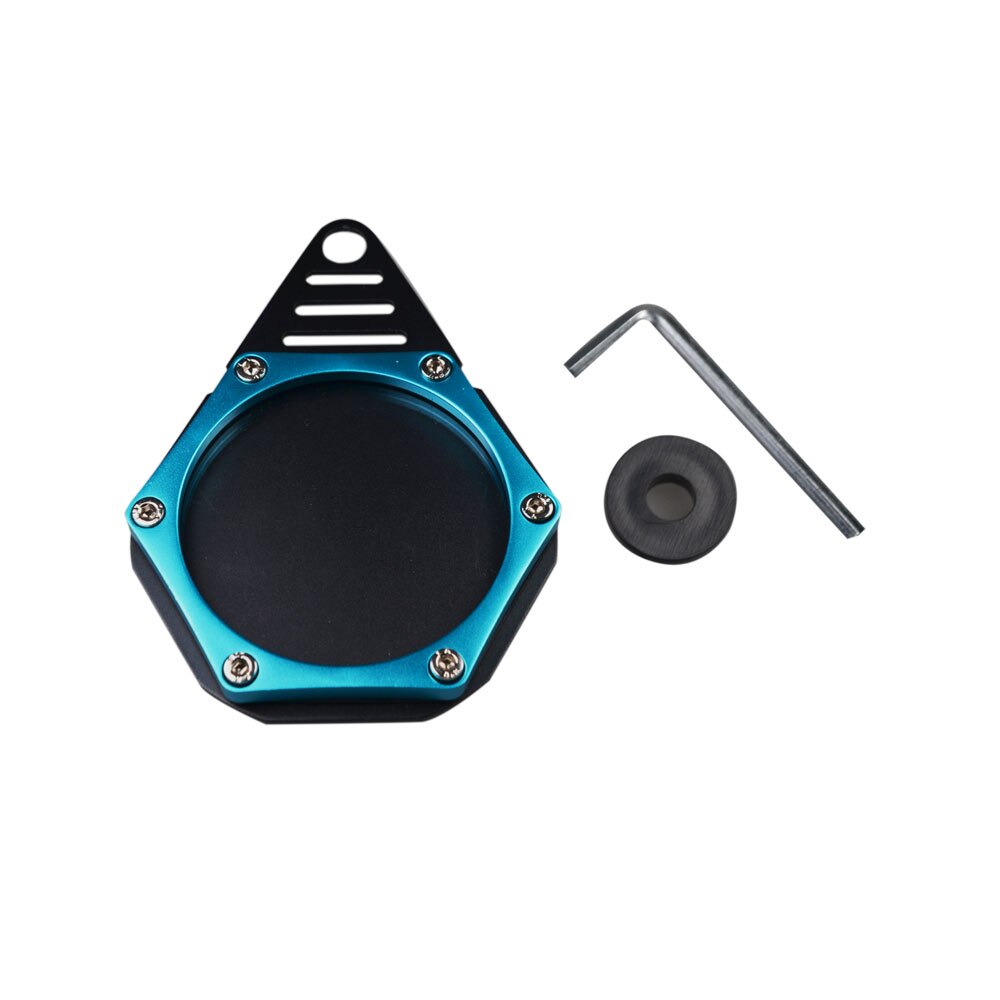 Motorcycle Tax Disc Motorbike Universal Ronde Tax Disc Plaat Houder Waterdichte Veelkleurige: Blauw