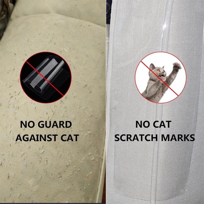 2Pcs Cat Sofa Anti-scratch Sticker Self-Adhesive Scratching Guards Furniture Practical Protecting Corner Cover Cat Products