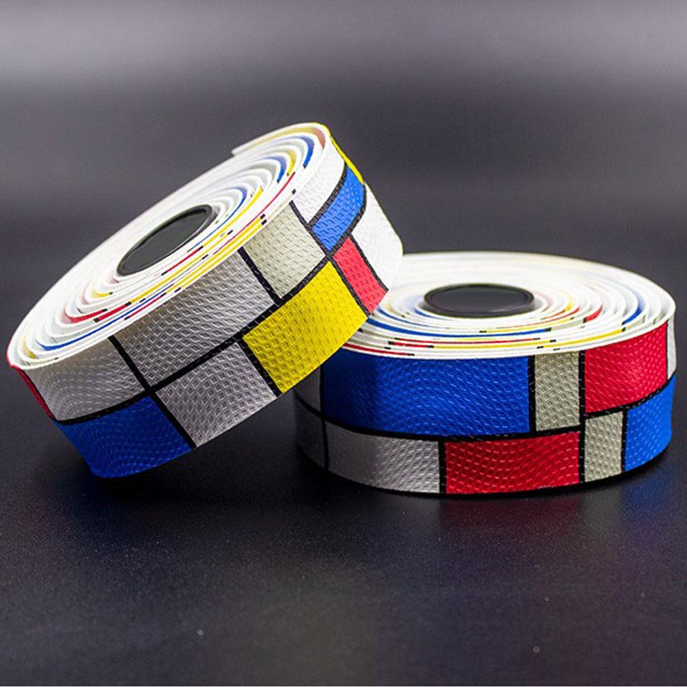 Fiets Anti-Slip Stuur Band Met Kleurverloop Fietsstuur Met Dode Snelheid Bandjes Fietsstuur Bescherming Riem