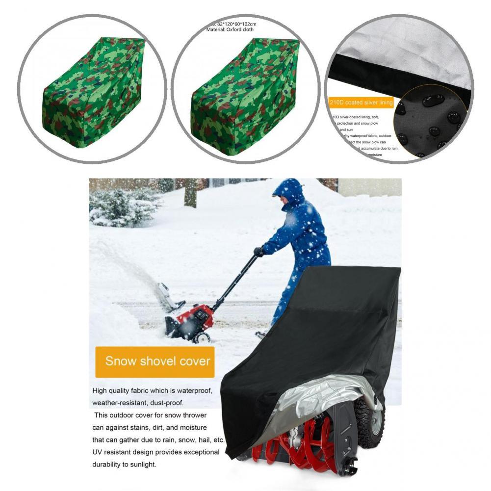 Snow Blower Cover Reusable Tear Resistant Snow Shovels Cover Two Styles Snow Thrower Cover