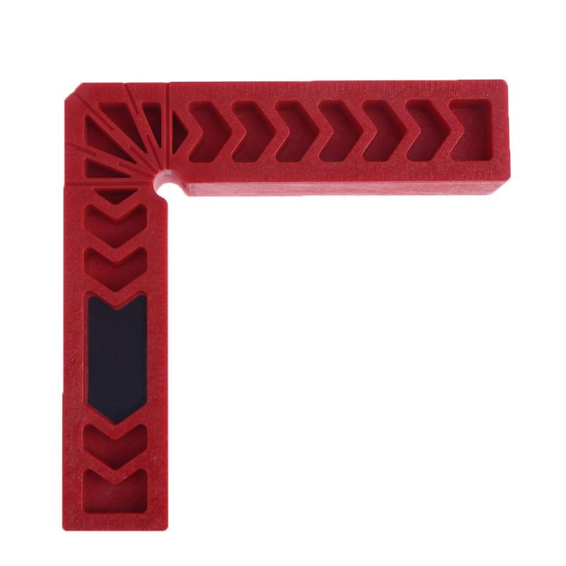 3/4/6 pouces 90 degrés L forme règle à Angle droit menuiserie mesure jauges positionnement règle montage outil pour travail du bois mesure: 6 inch