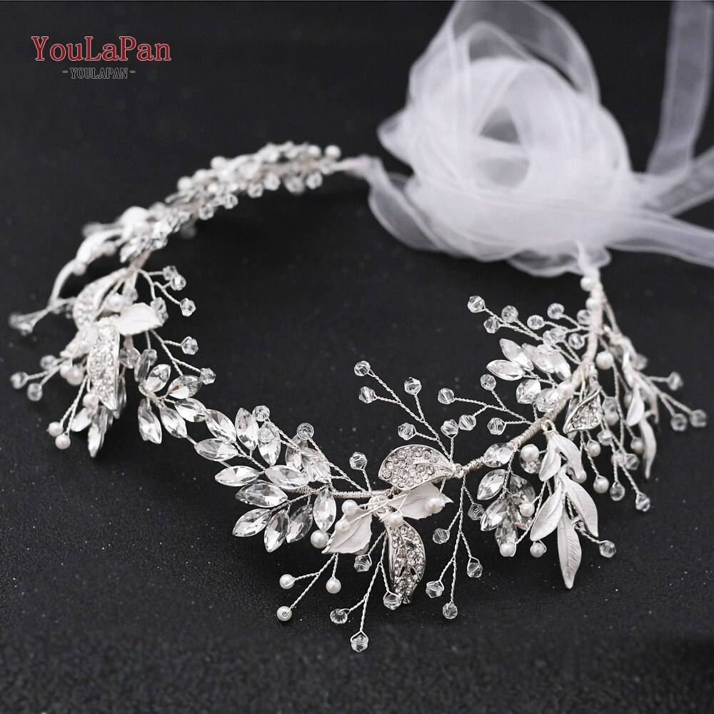 YouLaPan SH272 Braut Gürtel mit Strass Hochzeit Gürtel für Braut Kleid Gürtel Hochzeit Kleid Schärpe Elfenbein Taille Metall Gürtel