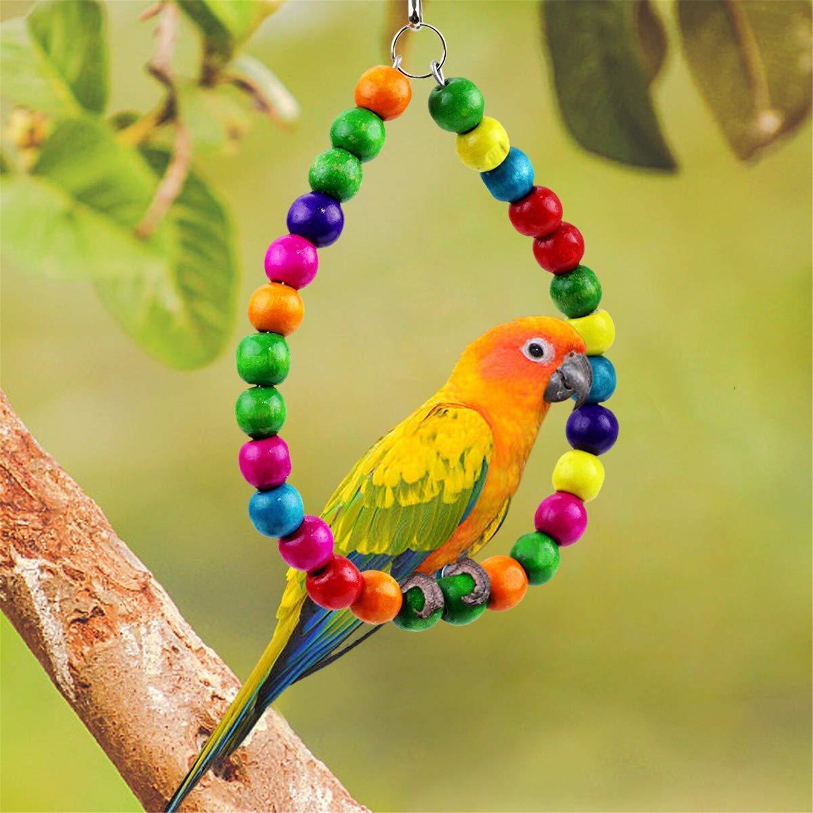 Papegaaien Speelgoed En Vogel Accessoires Voor Huisdier Speelgoed Swing Stand Budgie Parkiet Kooi Afrikaanse Grey Vogel Speelgoed Parkiet Kooi # t2g