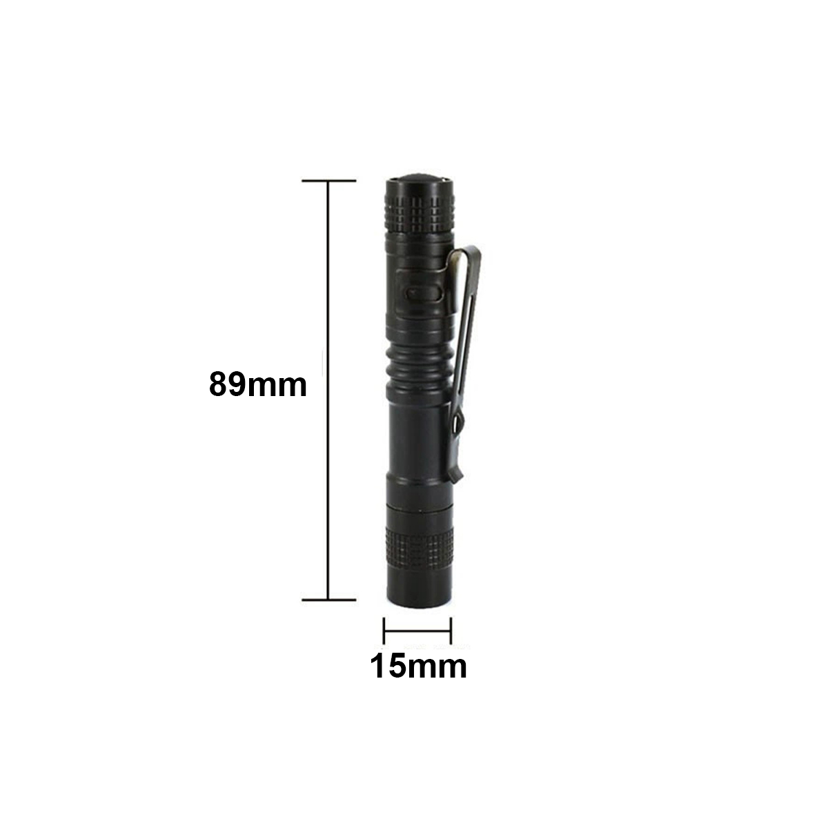 Torche ultraviolette de lampe de poche UV 365nm avec clip à stylo manuel a mené des lampes de poche portables Torches 395nm 365 Nm Nuit d'empreintes digitales: 3w