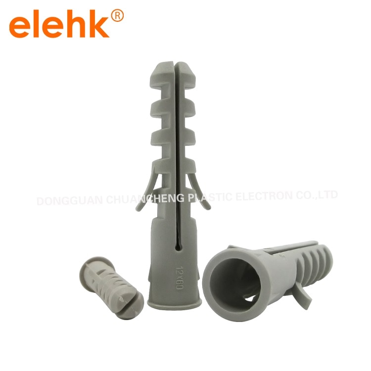 100pcs 14x75mm Nylon Wall Plug Expansion Anchor Bolt (Drill Dia 14mm)