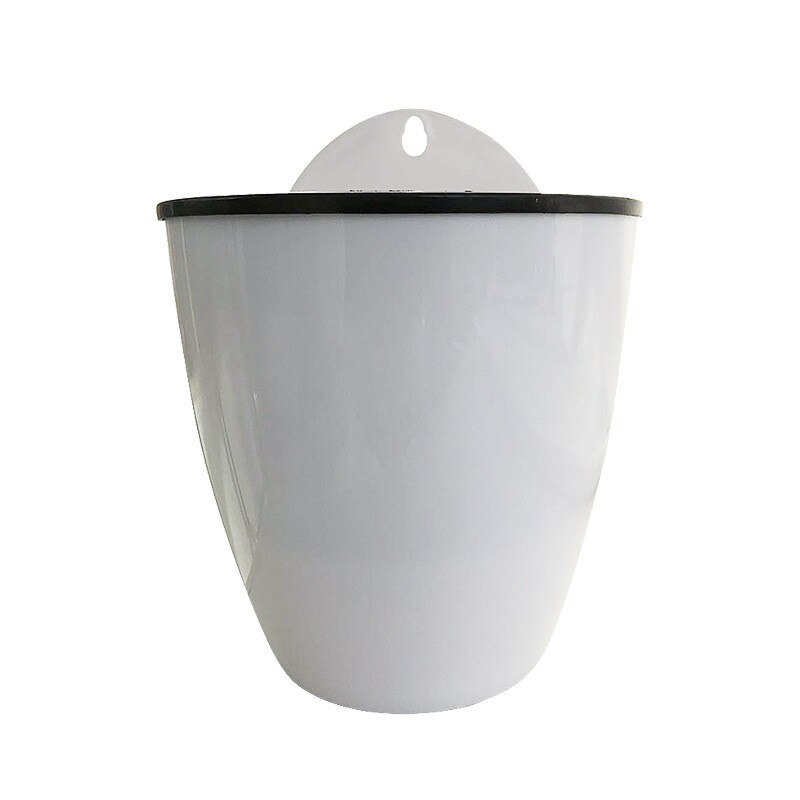 Classic Cute Flower Pot Automatic Water Absorption Lazy Flower Pot Water Culture Wall Hanging Basin #1982: A