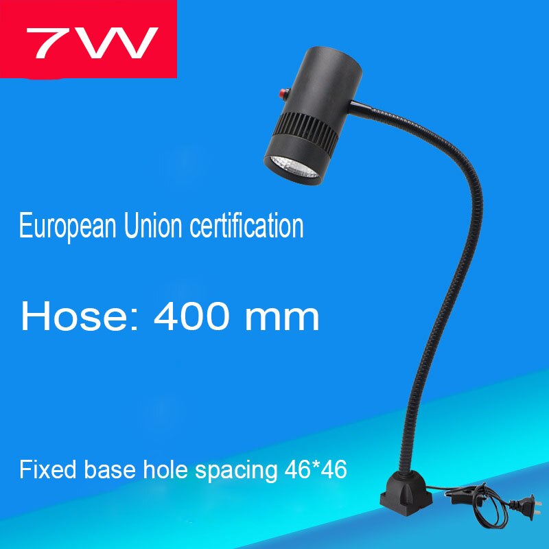 7W 110V/220V LED Machine Tool Work Light Flexiable Gooseneck Sewing Machine Work Light With Magnetic Mounted Base Portable Lamp
