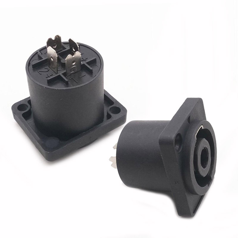 4pins NL4FC Sprechen Anschlüsse Typ 4 Pole Stecker Männlich Lautsprecher Audio Stecker Set männlich/weiblich stecker jack Audio lautsprecher Anschlüsse B