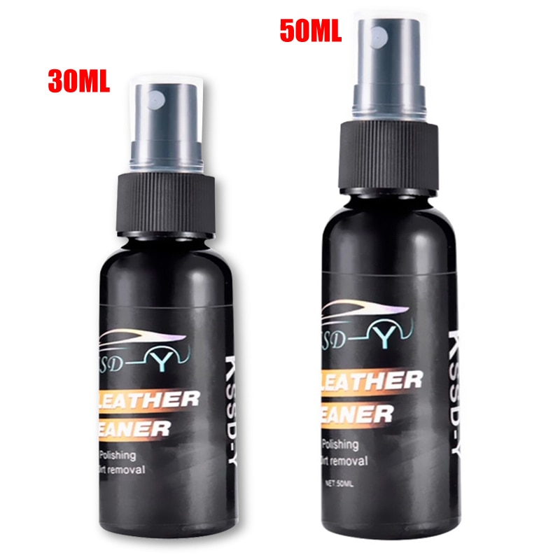 Newest 30/50ML Car Interior Leather Cleaner Seat Panel Dashboard Care Cleaner Polish Wax Car Accessory