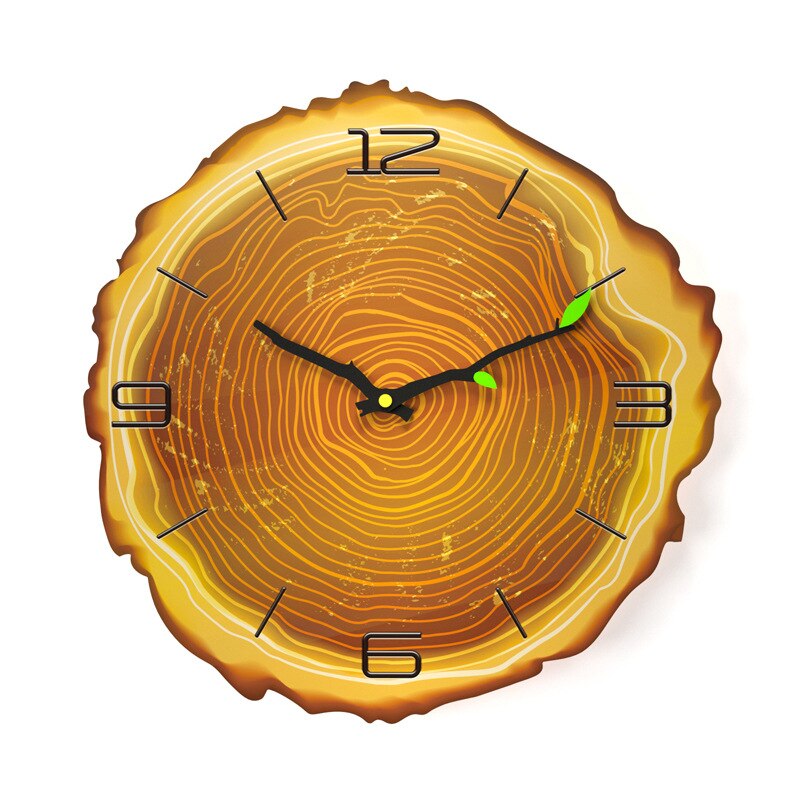 12 zoll Vintage Holz Wanduhr Moderne Vintage Rustikalen Retro Uhr Home Büro Cafe Art Große Wand Uhr 30 cm: NO 8