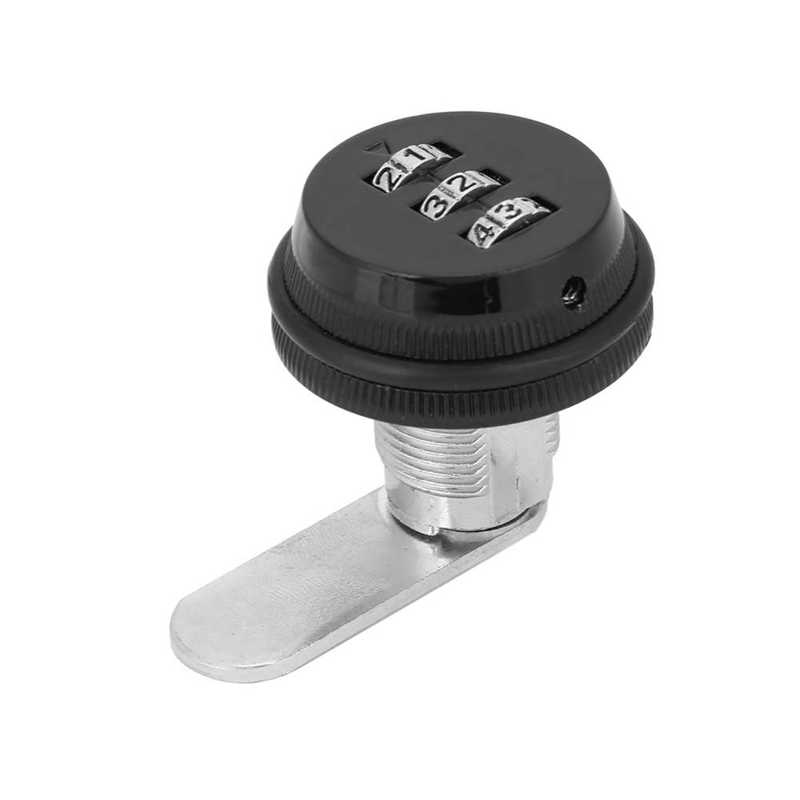 Zinc Alloy Password Combination Camlock Locker Three-digit Pass Protector Door Lock Home Security