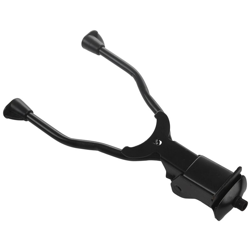 1 Pcs Stable Iron Double Leg Mount Stand Bicycle Kick Stand & 1 Pair Retro Bike Handlebar Grips Bike Handle