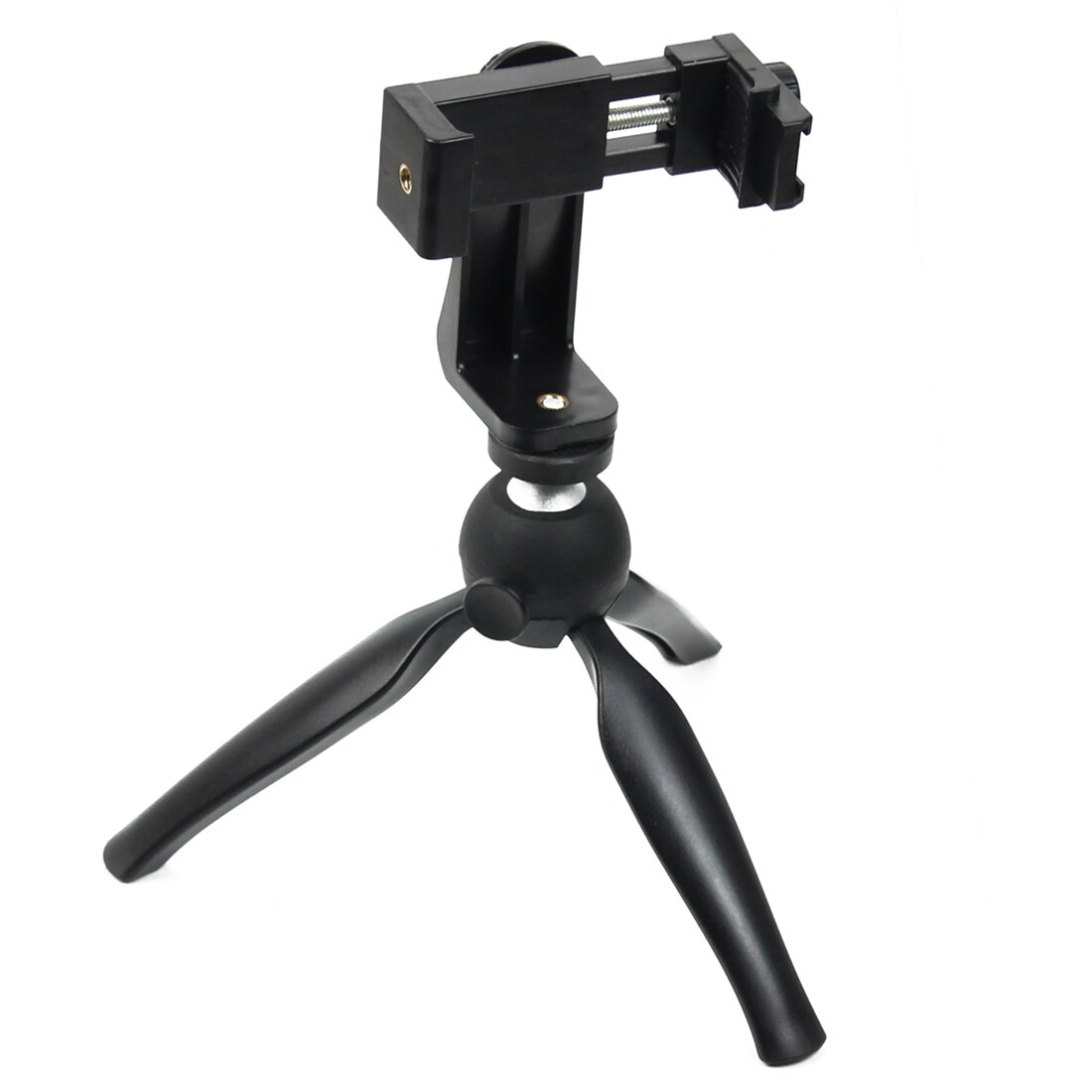 Bgning Camera Mini Statief Mount Pocket Vlog Stand Selfie Stok Houder Slr Ondersteuning Smartphone Klem Balhoofd Gimbal Adapter: Set F