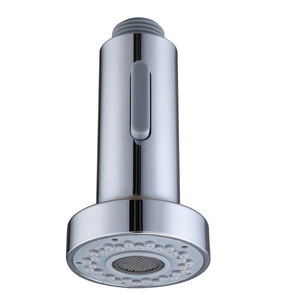 Kitchen Pull Out Faucet Sprayer Nozzle Water Saving Bathroom Basin Sink Shower Spray Head Multifunction Replacement Pull Head: WHITE