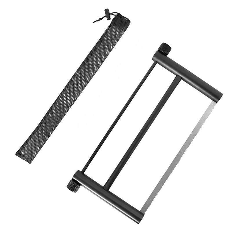 Folding Wood Saw Portable Coping Saw Frame Aluminum Alloy Handsaws Cutting Wood Woodworking in Camping Backpacking