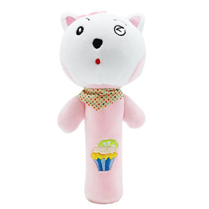 Kawaii Baby Spielzeug Plüsch Puppe Rasseln Elefanten Und Katze Ton Hand Pädagogisches Kid Cute Stuff Kind Tiere