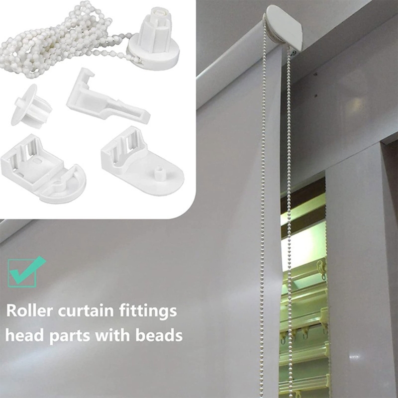 25 mm rolgordijnbeslag kralenkettingkit accessoire rolgordijn schaduw koppelingsbeugelset DIY reparatieset accessoires