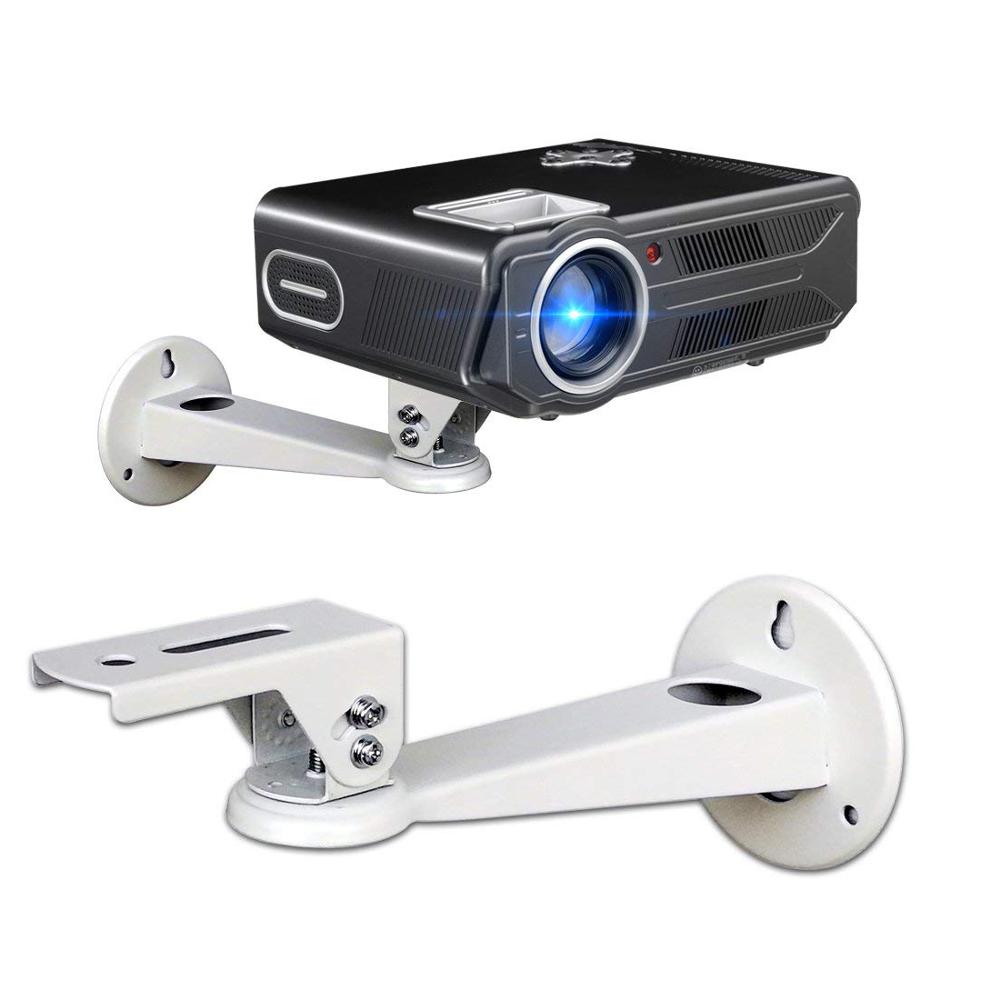 Miniprojektor väggfäste 360 vinkel justerbar cctv dvr kamerahållare tak vägghängande montering projekt tillbehör