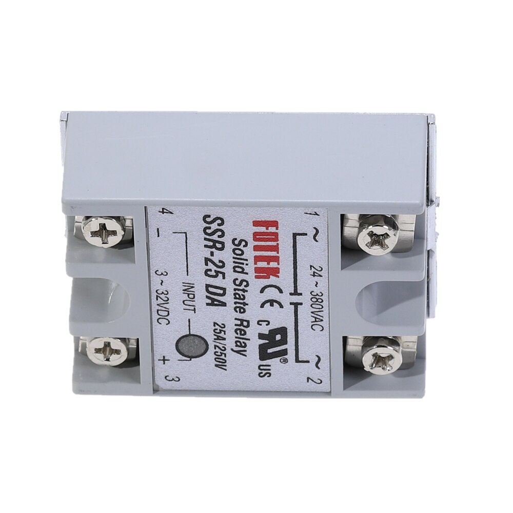 Solid State Relais SSR-25DA 25A Eigenlijk 3-32V Dc Naar 24-380V Ac Ssr 25DA Relais solid State Resistance Regulator