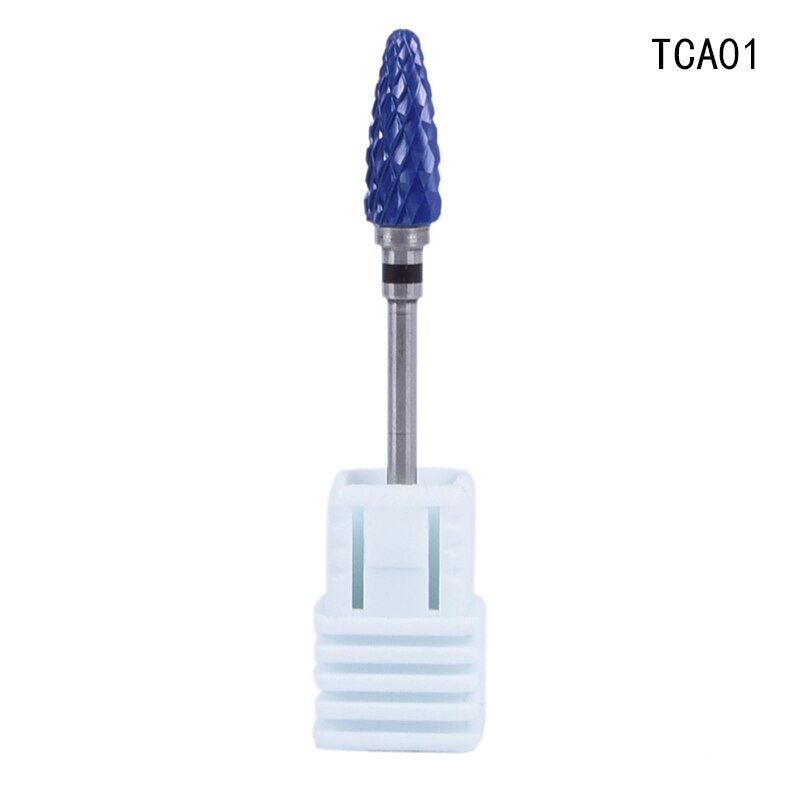 1pc keramische slijpkoppen voor het frezen van hardmetalen nagelboortjes, manicuremachines en freesjes voor acrylnagellak.: 1