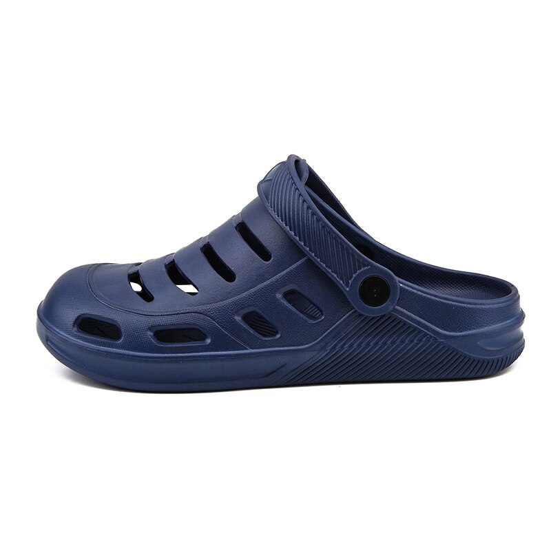 Weh vita sandaler hane vuxen lätt andas träskor skor eva sandalias herr sandaler sommar strand tofflor gummi träskor för män: Blå / 44
