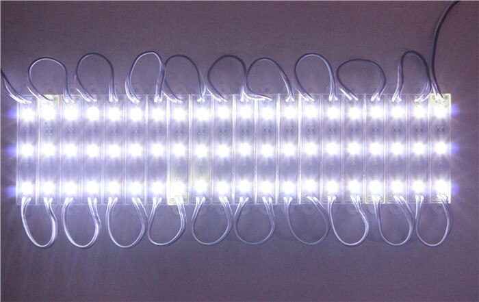 waterproof SMD 5630 LED light module LED backlight LED module white(6000K) DC12V 1.5W 3 led 45lm/led free