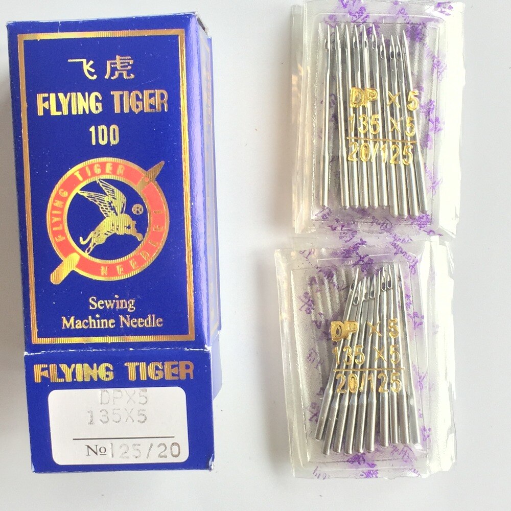 Aguja para máquina de coser Industrial Flying Tiger DP * 100/20, 5.125 unids/lote