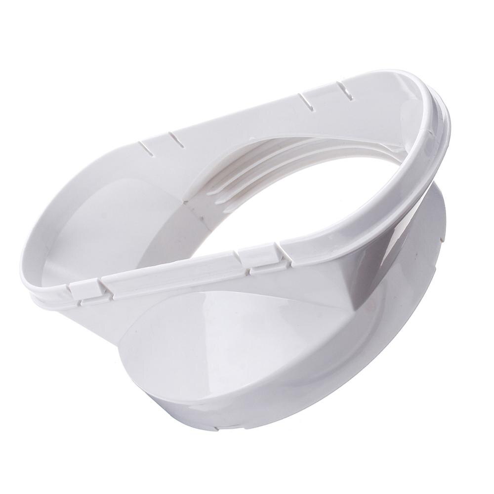 Adaptateur de climatiseur Mobile 13cm | Fenêtre blanche Durable en PVC, Mini climatiseur fendu pour pièces de rechange de climatiseur Portable