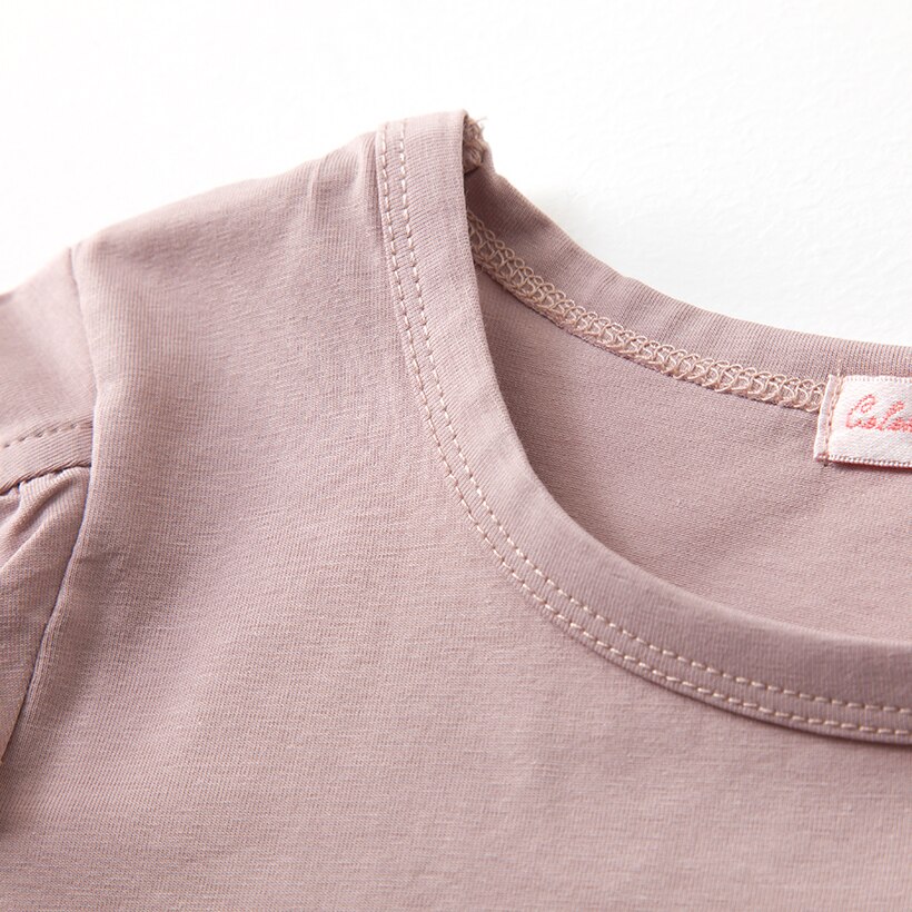 Barn baby jente bluse vår høst søt småbarn barn bluse volangert langermet blomster rosa skjorte klær bluse jenter