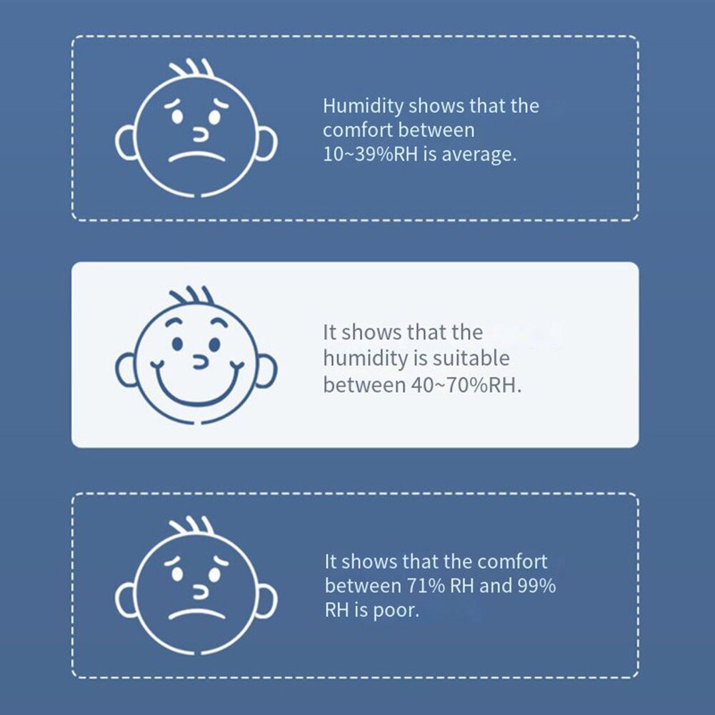 Air Humidity Meter Mini Indoor Thermometer LCD Digital Temperature Room Electronic Hygrometer Gauge Sensor Moisture Meter Home