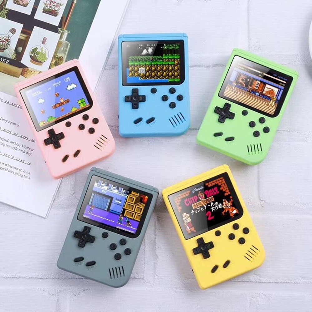 2021 nuovi giochi 500 In 1 MINI Console Video portatile retrò giocatori di giochi portatili ragazzo 8 Bit schermo LCD a colori da 3.0 pollici Gameboy