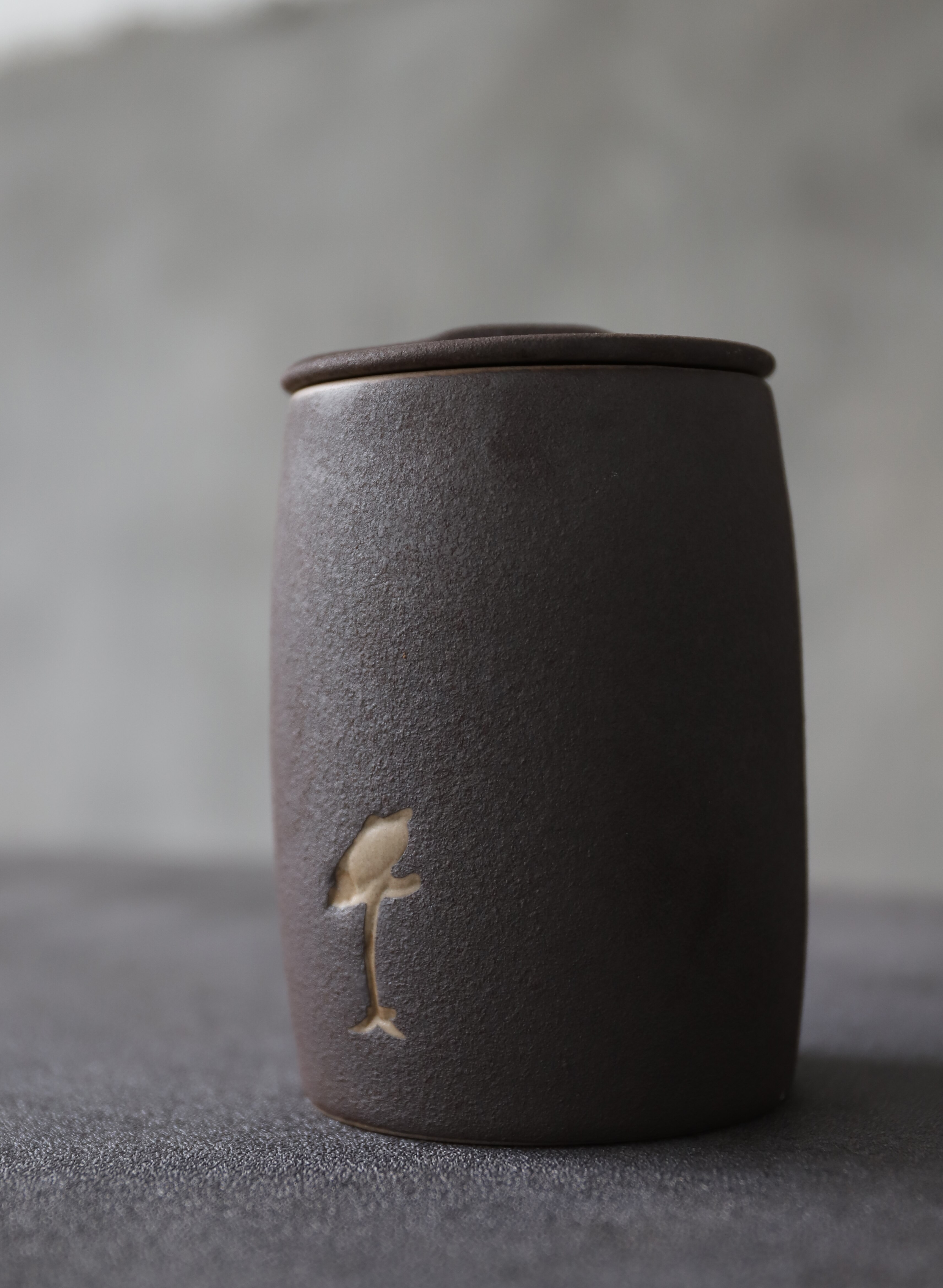 Luwu czarne ceramiczne puszki na herbatę, porcelanowe słoiki i pojemniki na herbatę, przechowywanie herbaty lub żywności