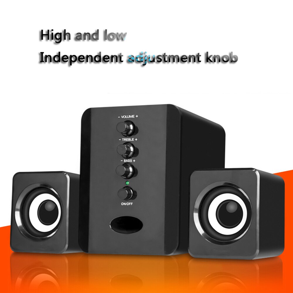 Desktop Computer Laptop Mobiele Telefoon 2.1 Speaker Subwoofer Bluetooth Speaker