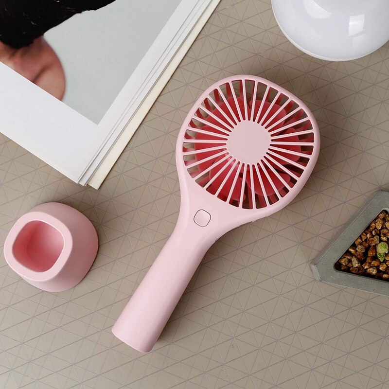 Mini Handheld Fan USB Desk Fan, Small Personal Portable Table Fan with USB Rechargeable 1200MAh Battery Operated Cooling Electri