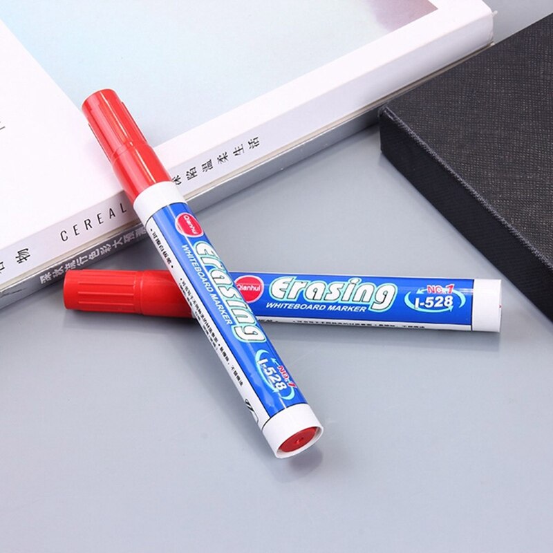 10 Stks/partij Kleurrijke Whiteboard Pen Zwart Wit Rood Board Markers Schoolbenodigdheden Kinderen Tekening Pen Voor Kleding Graffiti