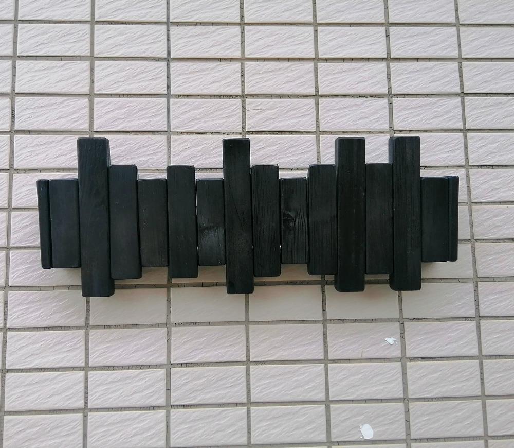 Wooden Wall Hook Coat Rack Wall Hanging Rack Solid Wood Storage Rack Rustic Wood Hanger Housewarming