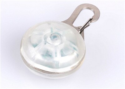 Collier lumineux pour chiens bon marché | N06, pendentifs pour chiens de compagnie, collier à Led clignotant, accessoires lumineux, Para Cachorro bibelots pour animaux: transparent white