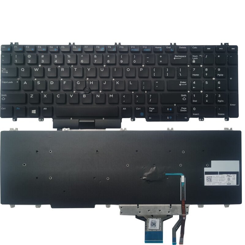 Nieuw Voor Dell Precision 3500 3501 3540 3541 Latitude 5500 5501 5510 5511 Us Keyboard Met Pointing Stick 0M25NK PK132FA1B01