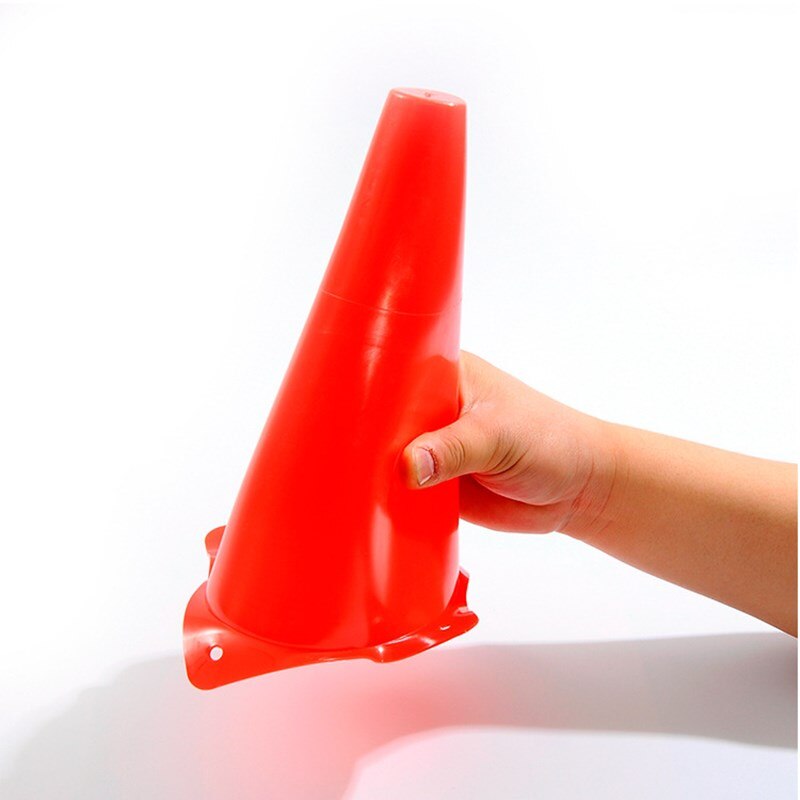 5 stk/sett veikjegle barrikade varselskilt lys trafikksikkerhet bakken plen trening blending betong gymnastikksal beskyttelse 23cm