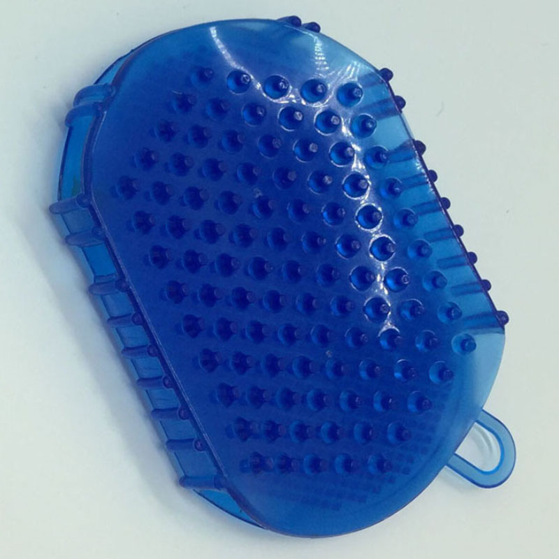 Gants de Massage en Silicone doux pour peler le corps, brosse de bain, gants exfoliants, brosse pour le bain, nouveauté: Blue