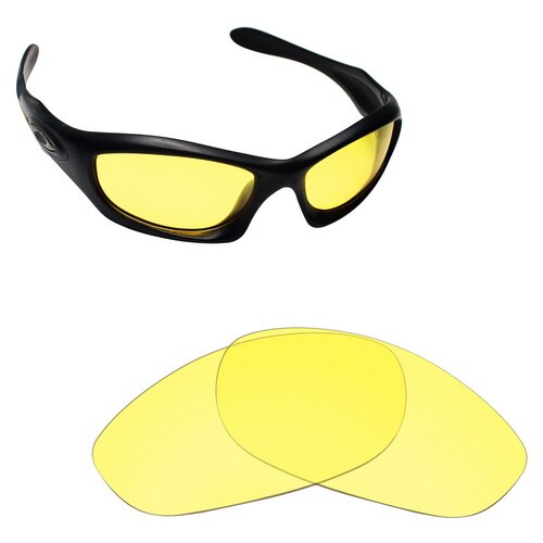 ToughAsNails Gepolariseerde Vervanging Lenzen voor Oakley Monster Dog Frame-Rassen: Clear Yellow