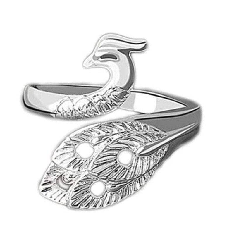 Adjustable Knitting Loop Ring, Crochet Loop Ring Knitting Accessories, Peacock O 667D